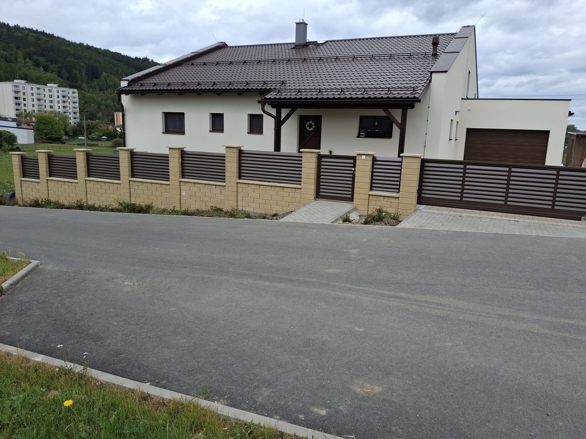 Brána, branka, plotové dílce